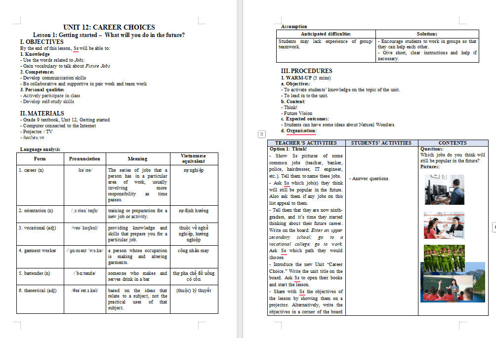 PowerPoint Tiếng Anh 9 Unit 12: Getting Started