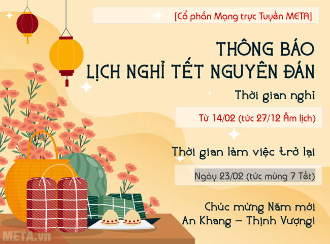 Thông báo nghỉ Tết 2026