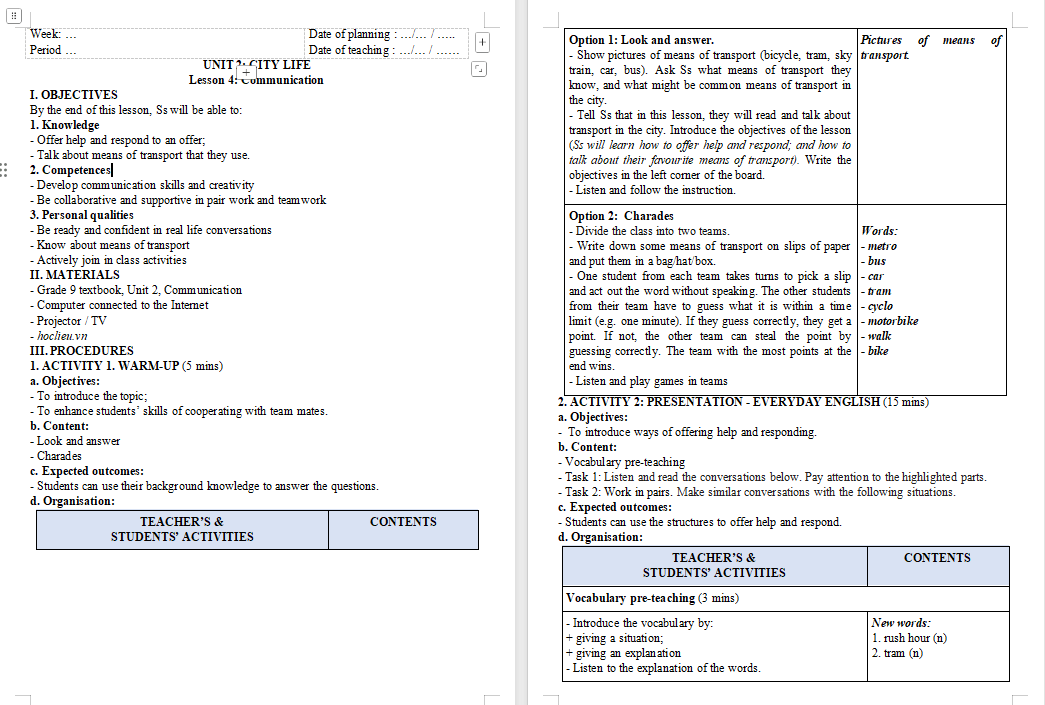 PowerPoint Tiếng Anh 9 Unit 2: Communication