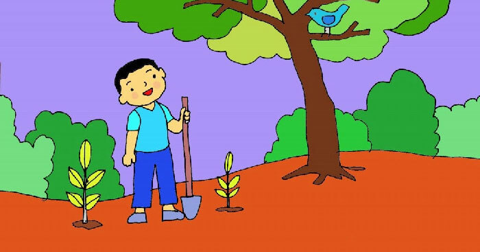 Viết đoạn văn kể về việc em trồng cây góp phần bảo vệ môi trường