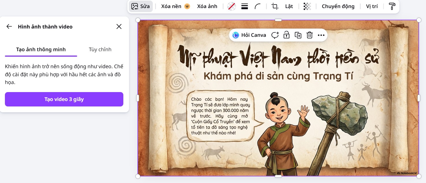 Hướng dẫn dùng NotebookLM làm slide