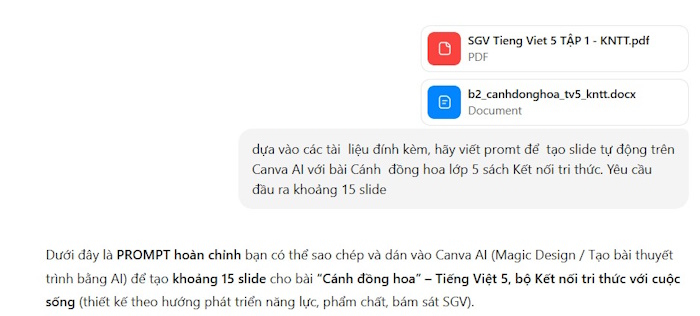 Cách tạo slide bằng Canva AI