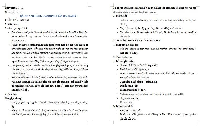 Bài 21: Anh hùng Lao động Trần Đại Nghĩa