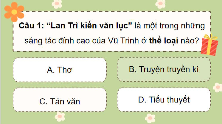 Bộ trò chơi khởi động Ngữ văn 7