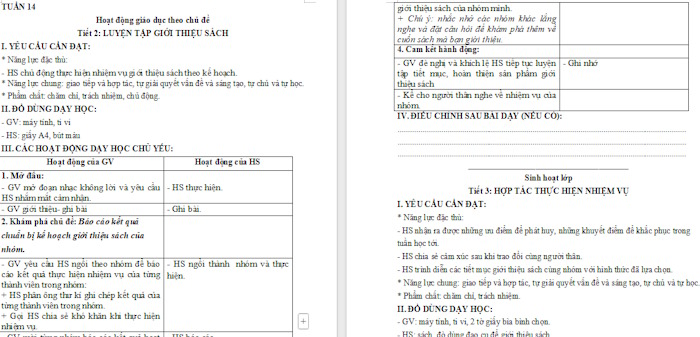 Giáo án Hoạt động trải nghiệm 4 Kết nối tri thức Tuần 14