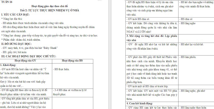 Giáo án Hoạt động trải nghiệm 4 Kết nối tri thức Tuần 16