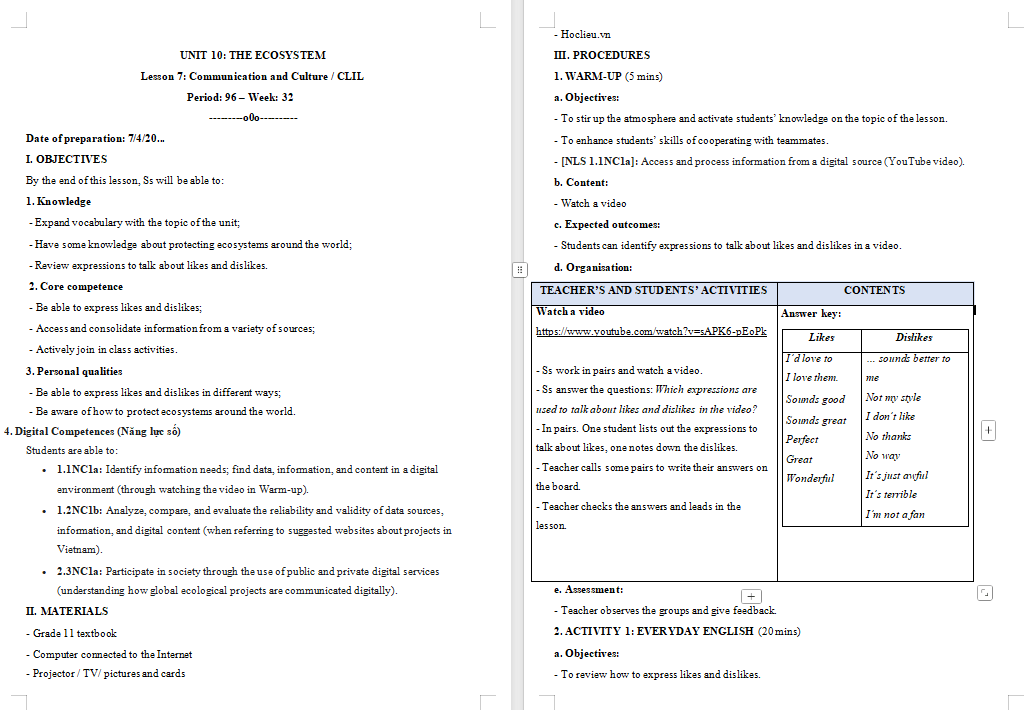 Tiếng Anh 11 Unit 10: Communication and Culture
