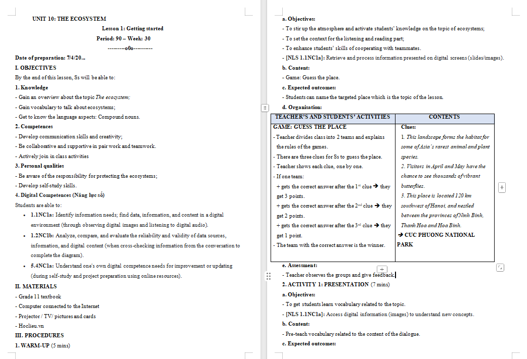 Tiếng Anh 11 Unit 10: Writing