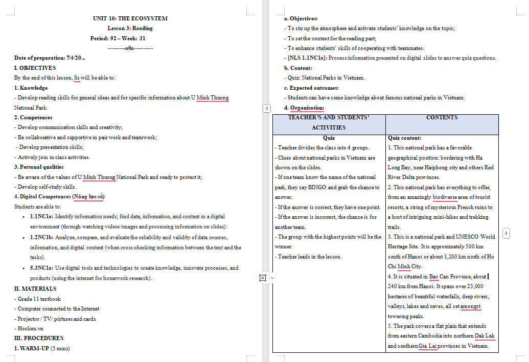 Tiếng Anh 11 Unit 10: Reading