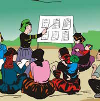 Giáo án Sinh hoạt tập thể lớp 1 chủ đề Tham gia hoạt động cộng đồng tuần 25