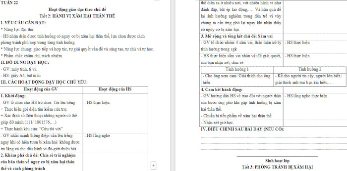Giáo án Hoạt động trải nghiệm 4 Kết nối tri thức Tuần 22