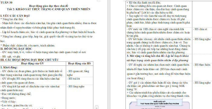 Giáo án Hoạt động trải nghiệm 4 Kết nối tri thức Tuần 30