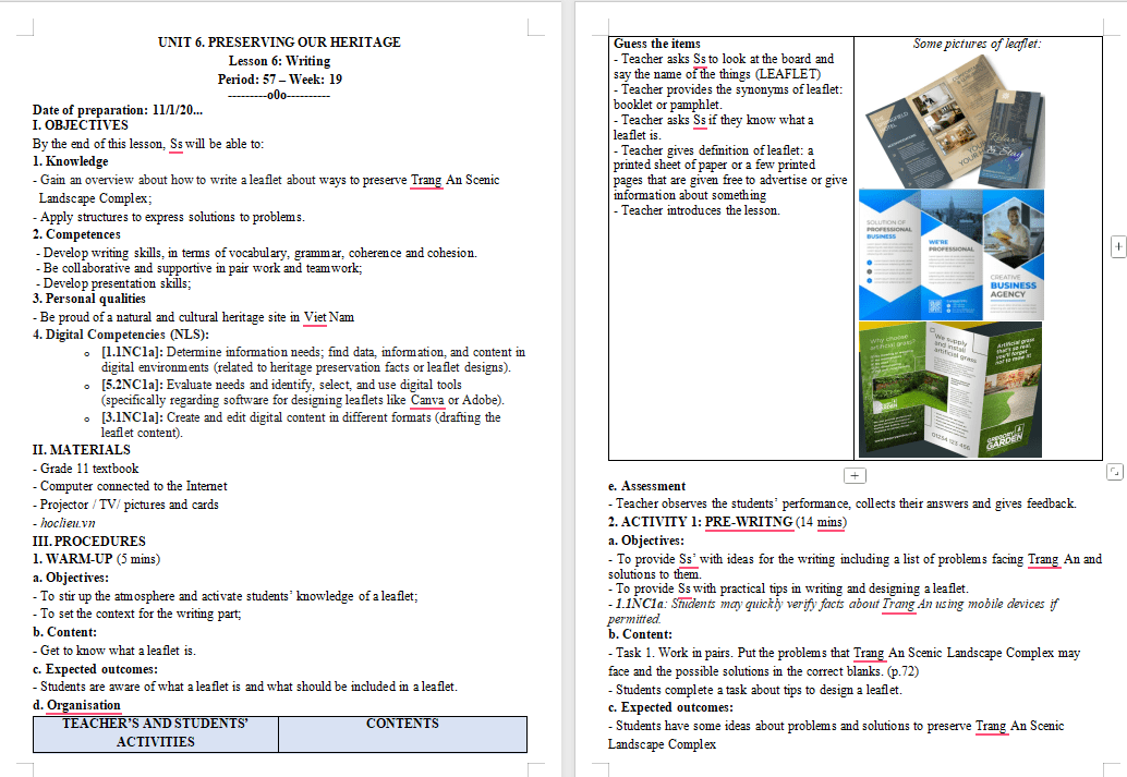 PowerPoint Tiếng Anh 11 Unit 6: Writing