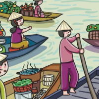 Giáo án PowerPoint Tiếng Việt 3 Bài 11: Chợ nổi Cà Mau