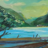 Giáo án PowerPoint Tiếng Việt 3 Bài 11: Nhớ - viết Trên hồ Ba Bể