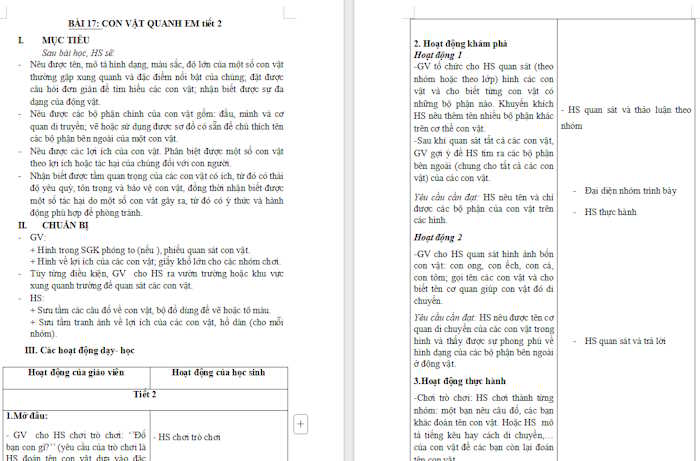 Tự nhiên và xã hội 1