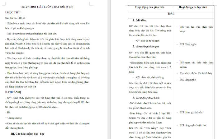 Tự nhiên và xã hội 1