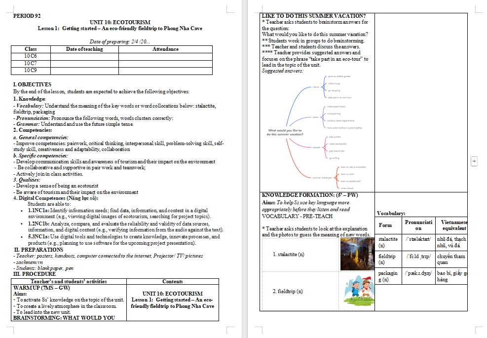 Tiếng Anh 10 Unit 10: Getting Started