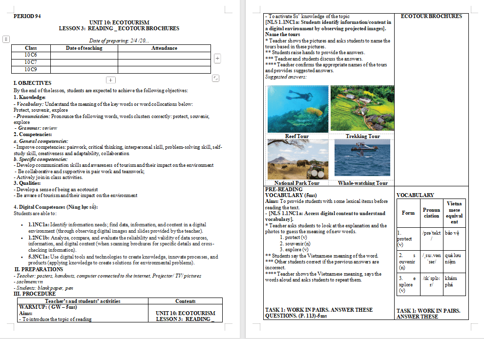 Tiếng Anh 10 Unit 10: Reading