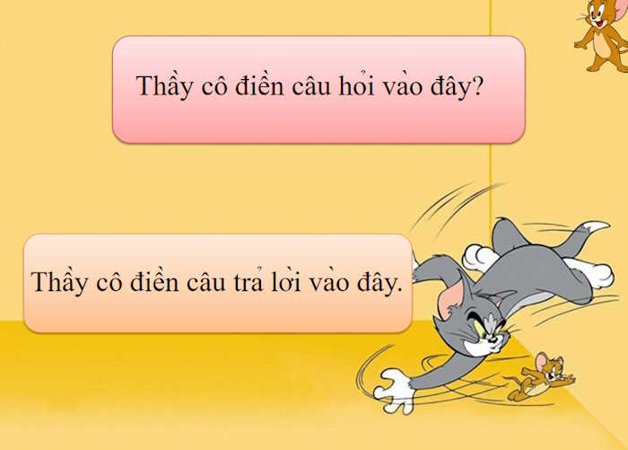 PowerPoint Trò chơi Tom and Jerry so tài
