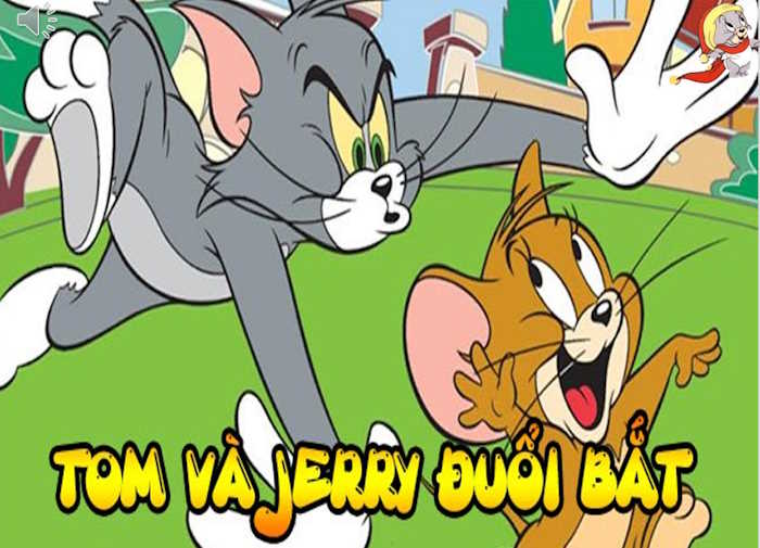 PowerPoint Trò chơi Tom and Jerry đuổi bắt