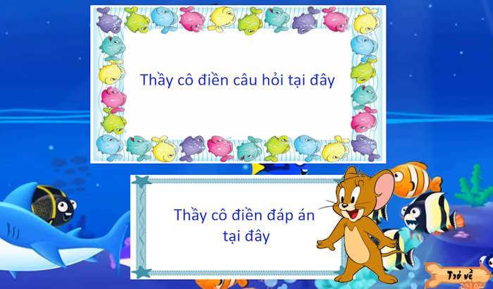 PowerPoint Trò chơi Tom and Jerry câu cá