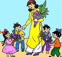 Video AI mở đầu Hoạt động trải nghiệm 1 Bài 7: Kính yêu thầy cô