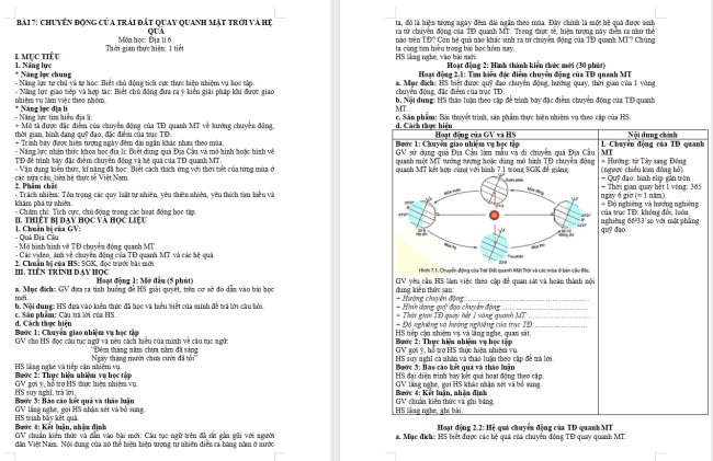 Giáo án Địa lí 6 Bài 4: Lược đồ trí nhớ