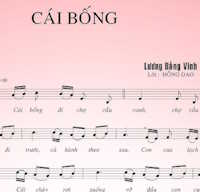 Giáo án mầm non: Cái Bống