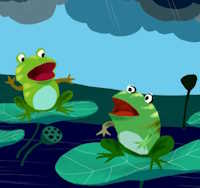 Giáo án mầm non: Đồng dao “Ếch ở dưới ao”