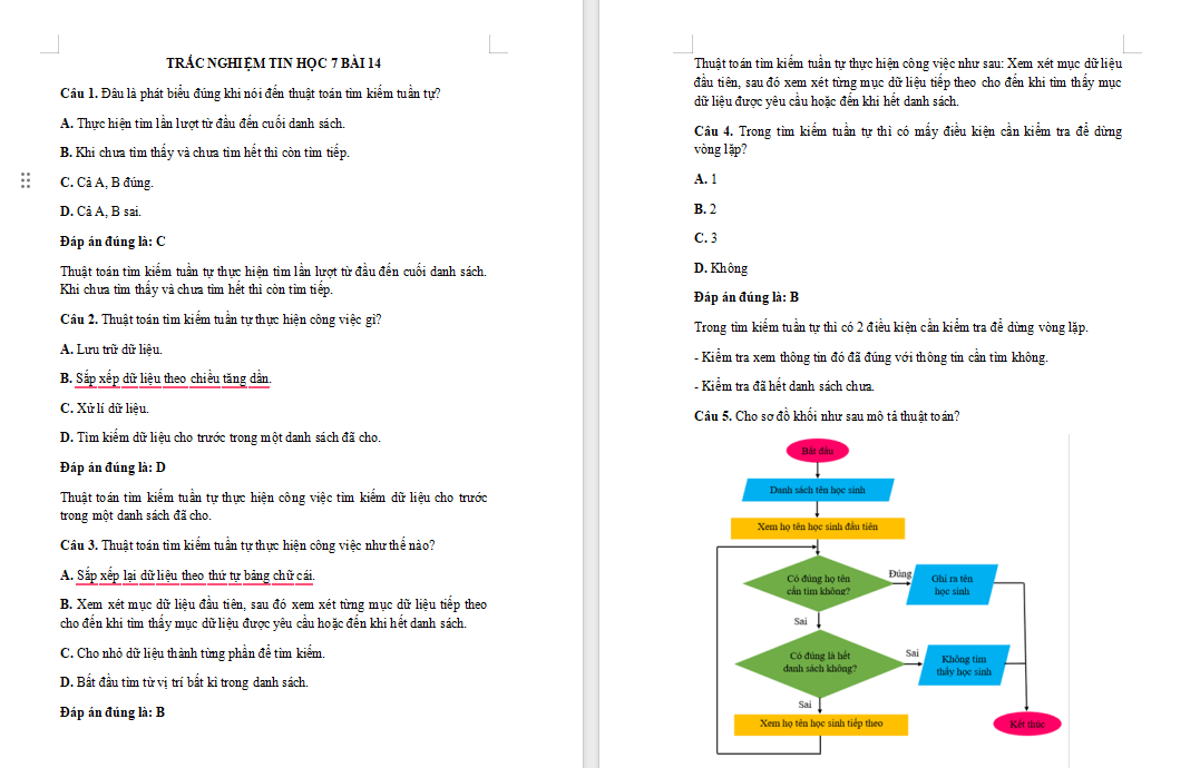 Thuật toán tìm kiếm tuần tự