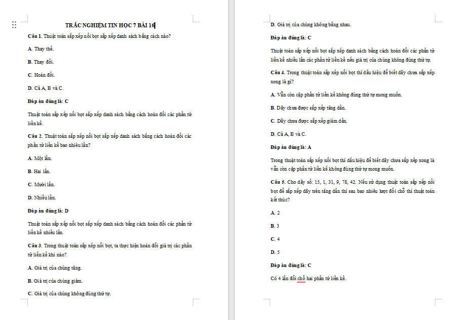 Thuật toán sắp xếp