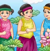 Giáo án mầm non: Truyện Ba cô gái