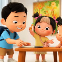 Video AI mở đầu Mĩ thuật 4 Chủ đề 2: Một số dạng không gian trong tranh dân gian Việt Nam