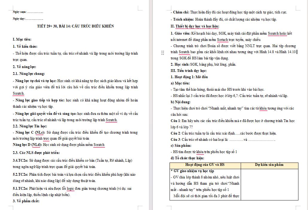  Tạo đầu trang chân trang cho văn bản