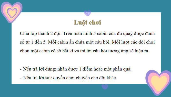 Trò chơi khởi động Mĩ thuật 7