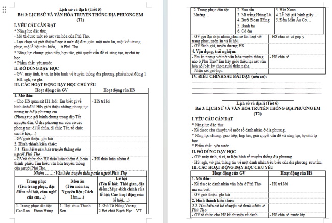 Giáo án Lịch sử - Địa lí 4 Bài 3