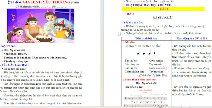 Giáo án Âm nhạc 2 Tiết 23