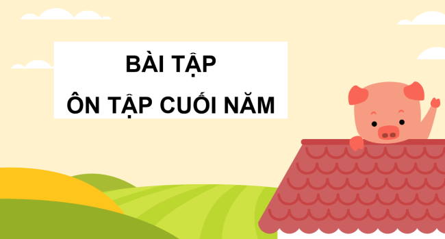 Bài tập ôn tập cuối năm