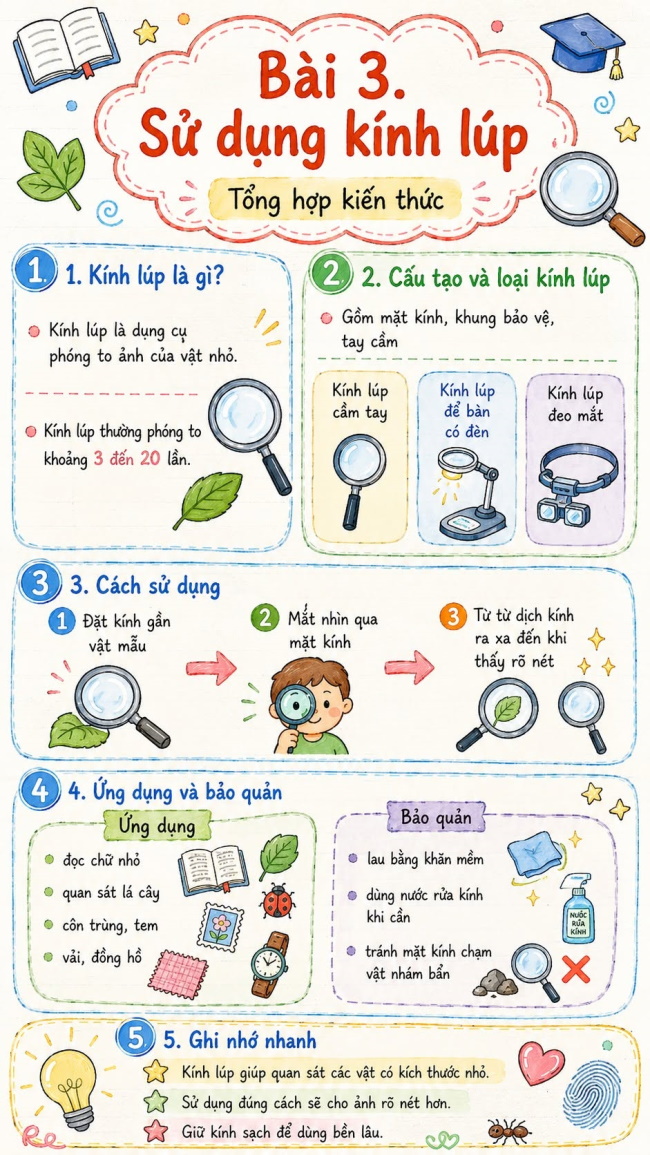 Infographic lý thuyết Khoa học tự nhiên 6