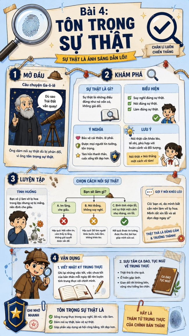 Infographic lý thuyết GDCD 6