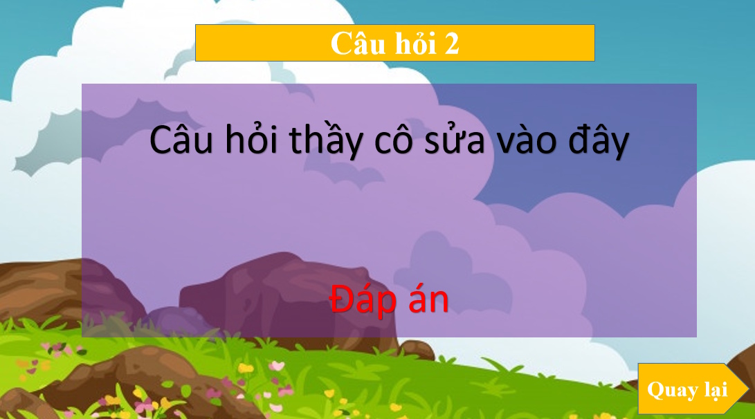 PowerPoint chơi game vui nhộn