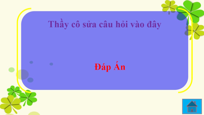 PowerPoint chơi game vui nhộn