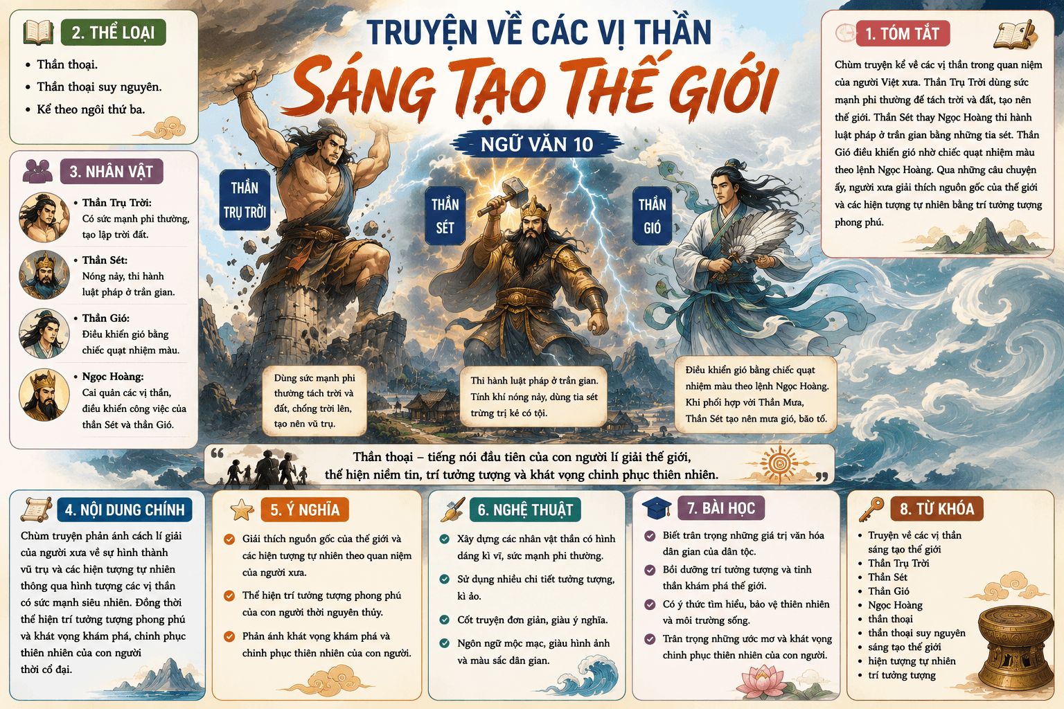 1. Giới thiệu về Truyện về các vị thần sáng tạo thế giới