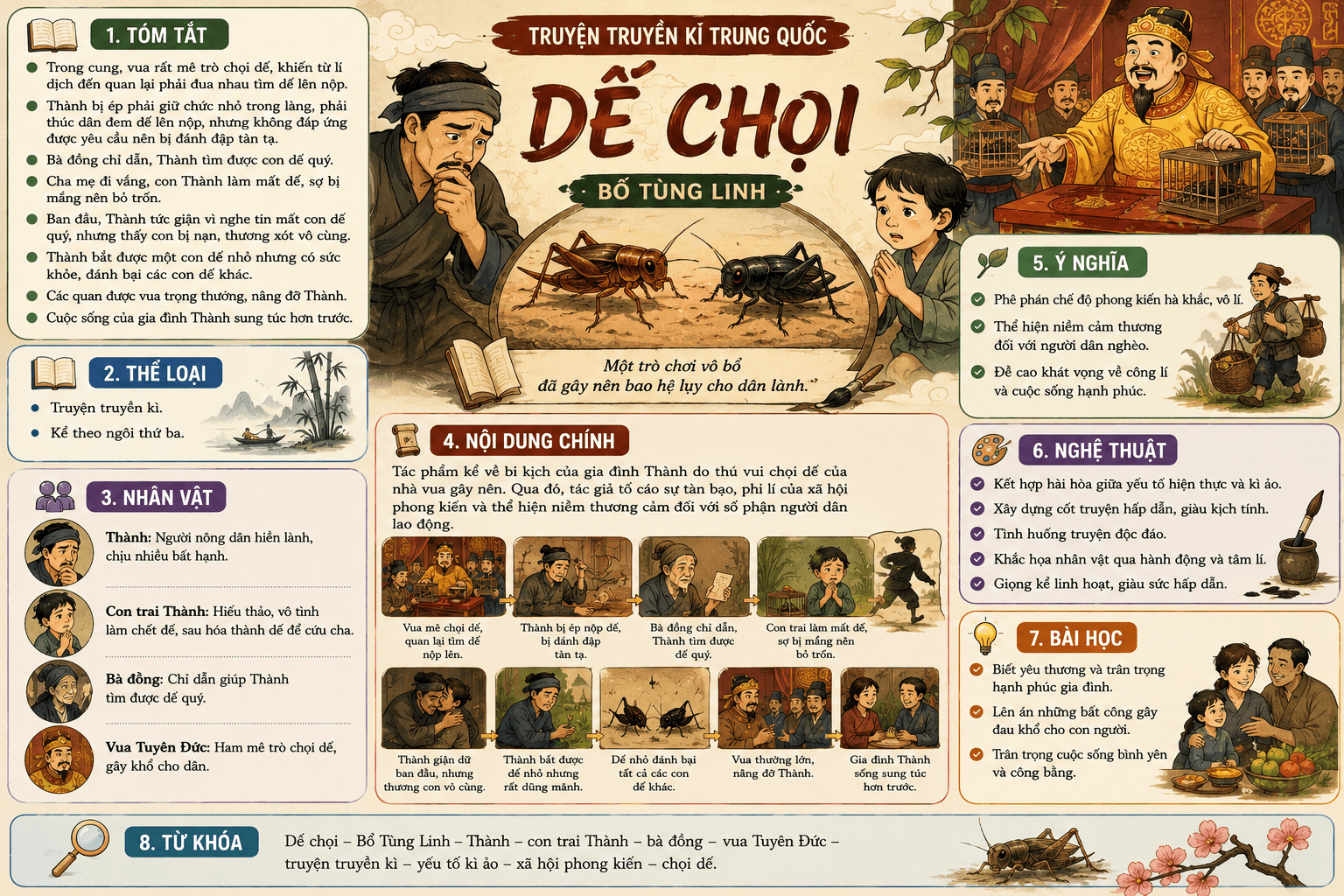 Giới thiệu văn bản Dế chọi