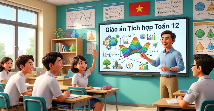 Giáo án Toán 12 tích hợp năng lực số