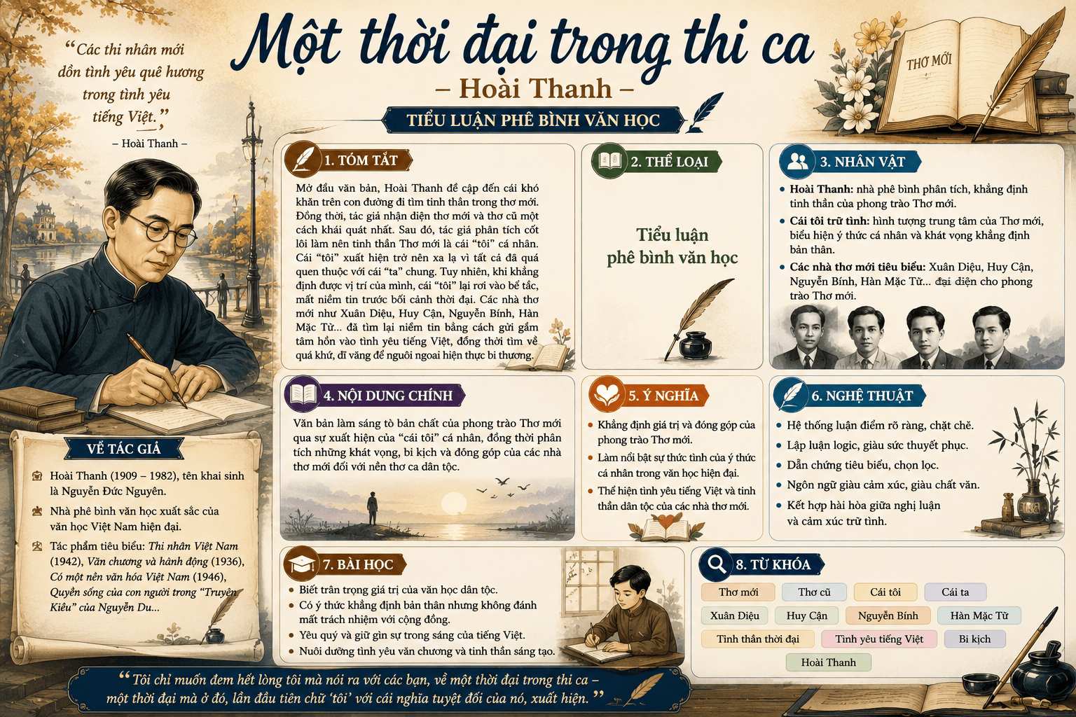 Infographic Một thời đại trong thi ca