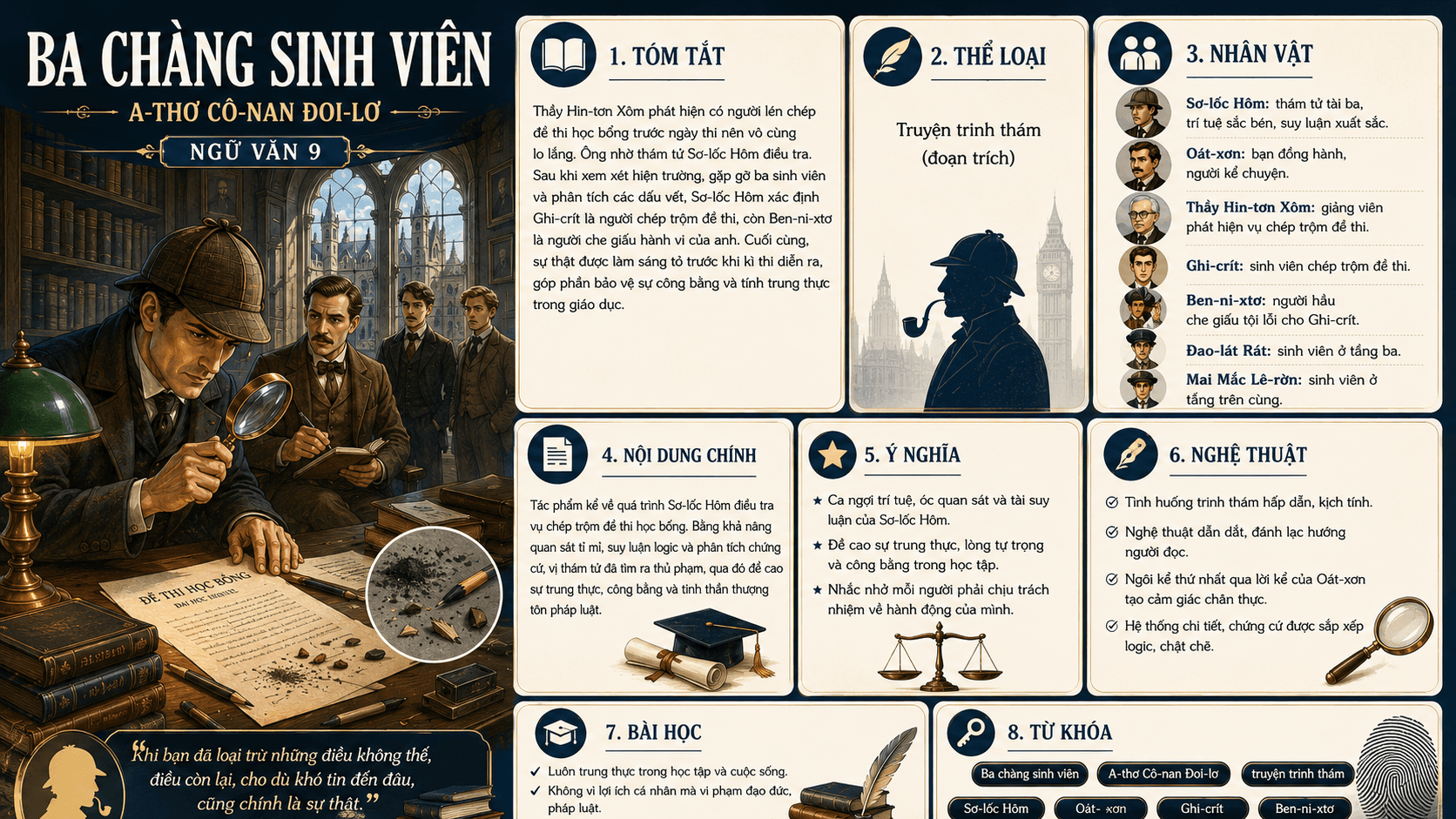 Infographic Ba chàng sinh viên