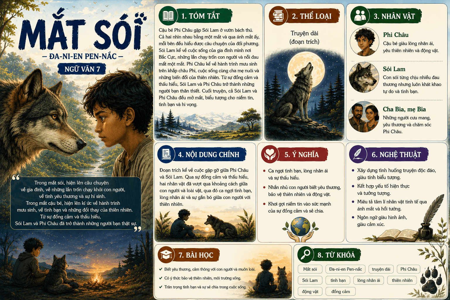 Infographic Mắt sói