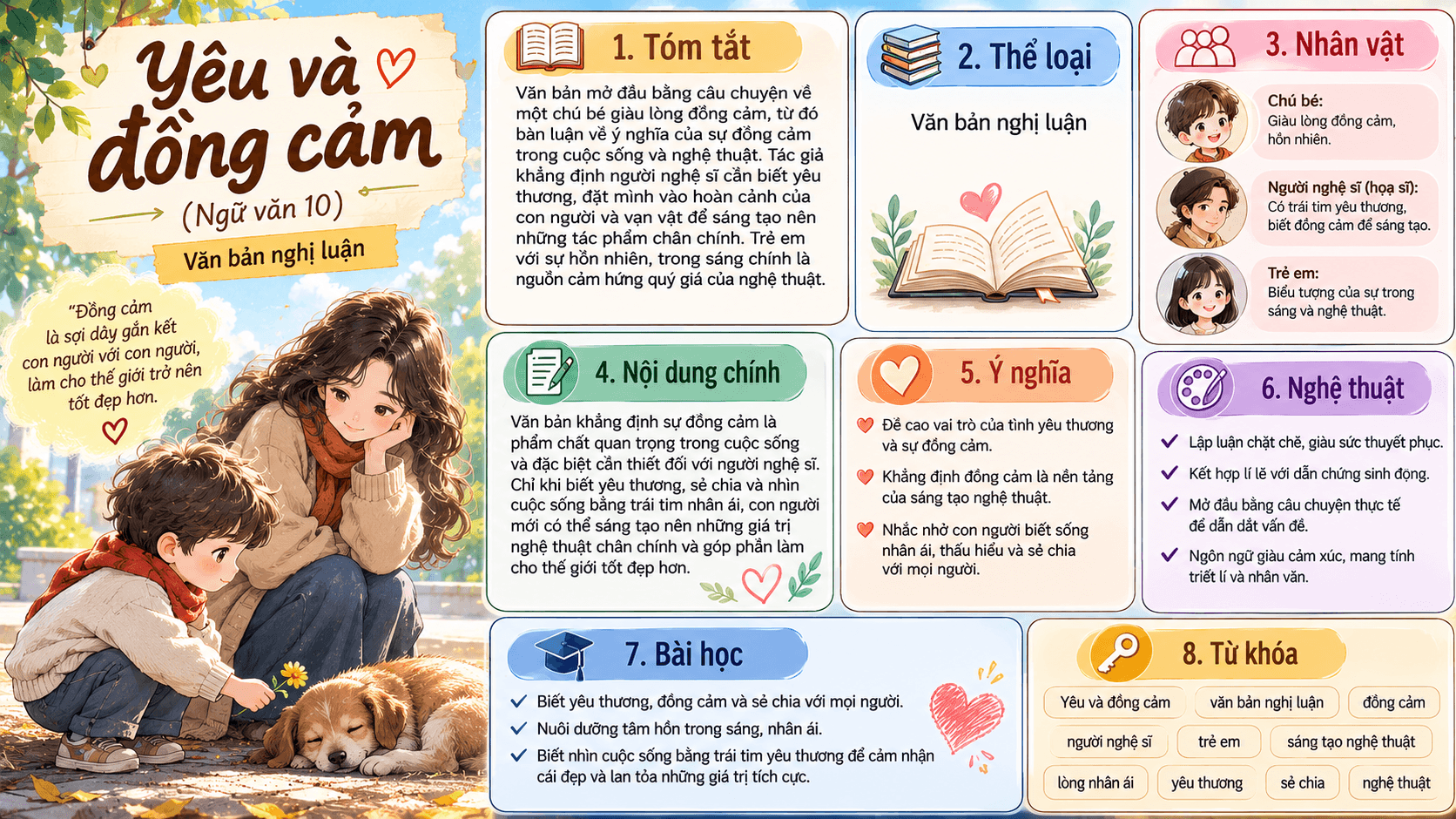 Infographic Yêu và đồng cảm